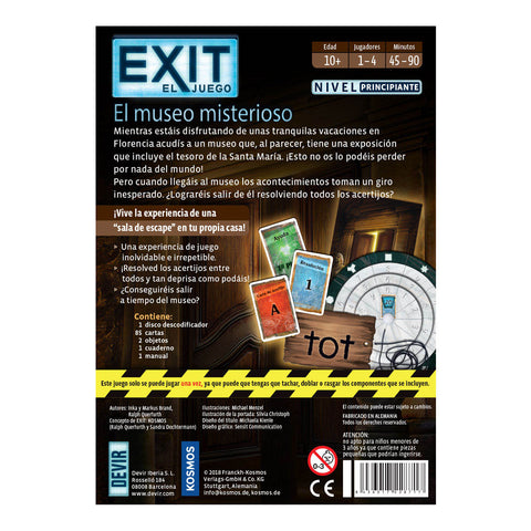 Exit: El Museo Misterioso - Nivel: Principiante (Español)